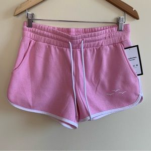 LAZYPANTS retro pink shorts .  NWT .